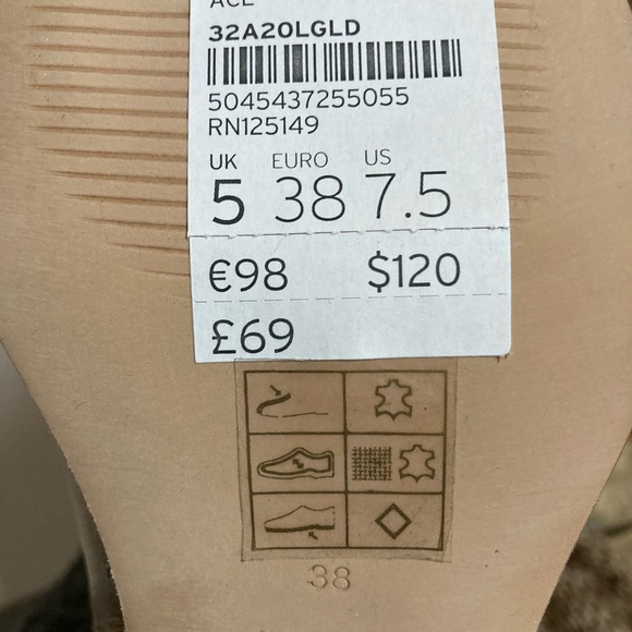 ✨Gold Leather Boots ✨ - Picture 4 of 7